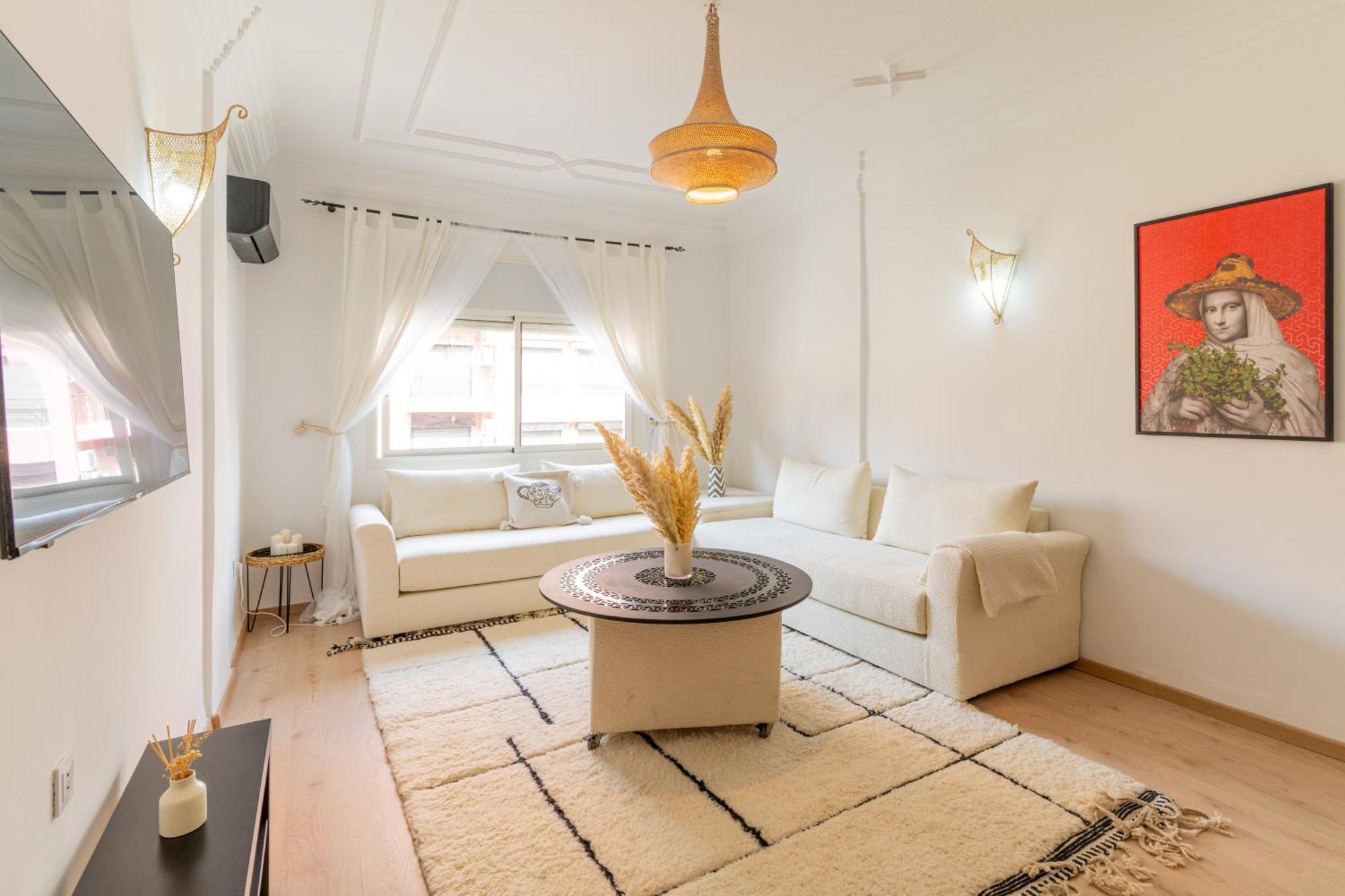 Appartement Centre Marrakech Gueliz - Cool & Cozy Apartment For A Family Stay In The Heart Of The City Marakeş Dış mekan fotoğraf